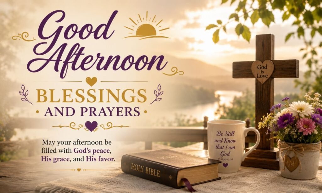 Good Afternoon Blessings and Prayers Images