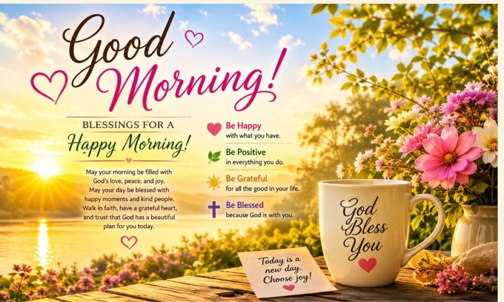 Positive Good Morning Blessings for a Happy Morning