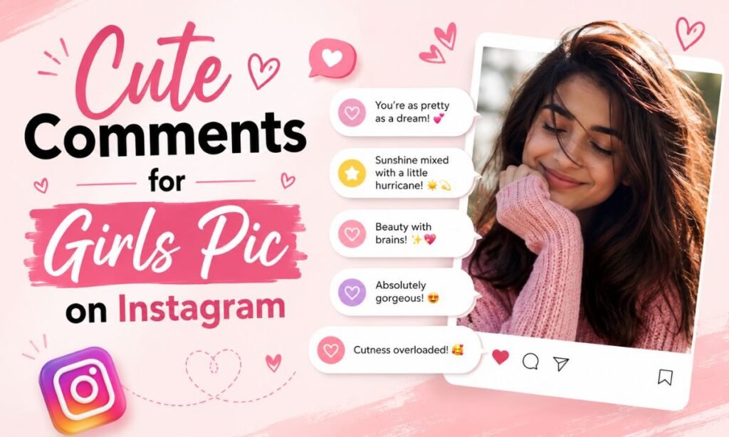 Cute Comments for Girls Pic on Instagram