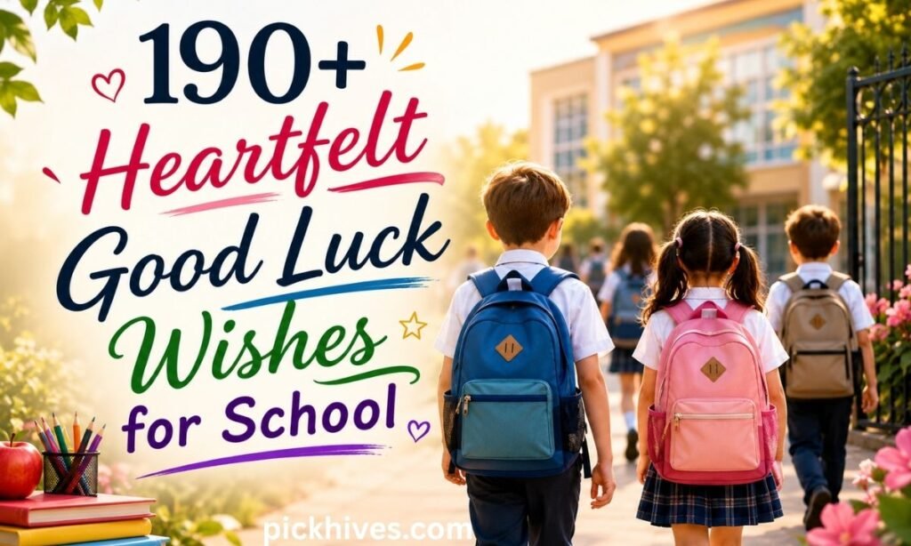 Good Luck Wishes for a New School Year
