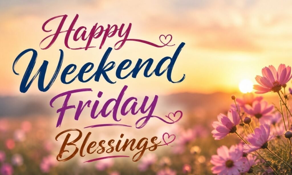 Happy Weekend Friday Blessings