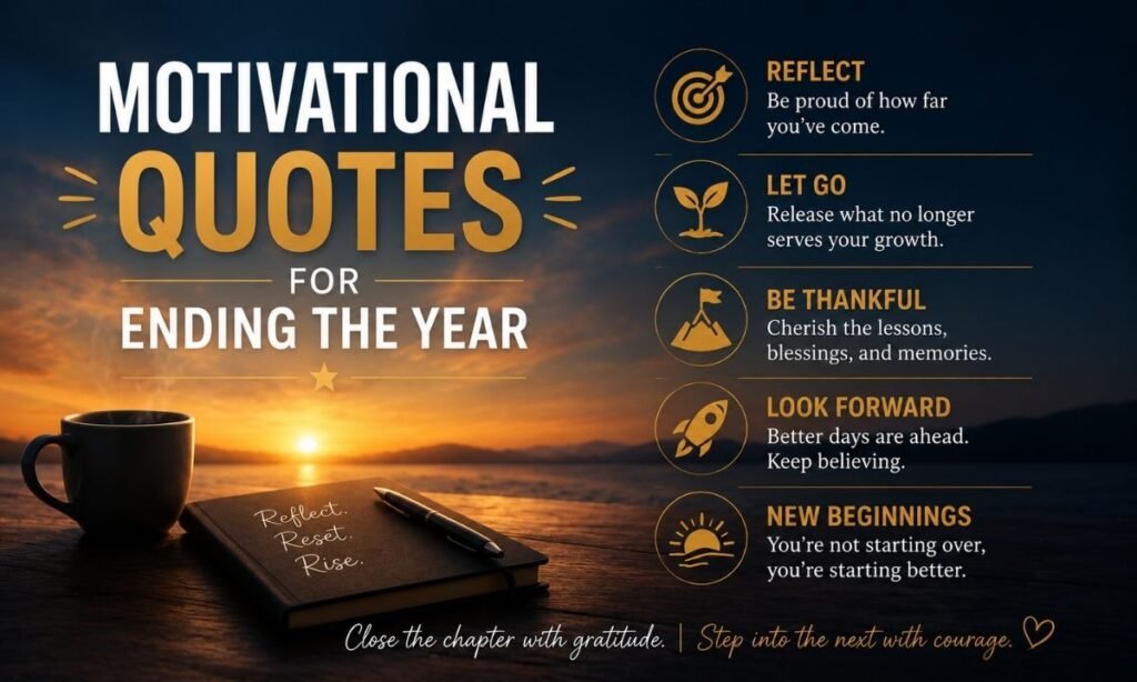 Motivational Quotes for Ending the Year