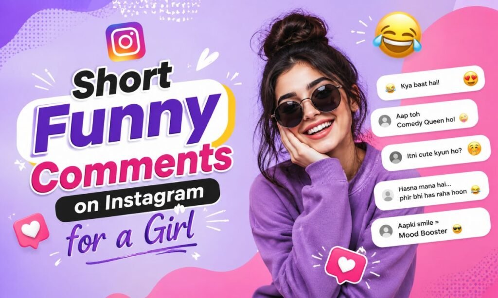 Short Funny Comments on Instagram for a Girl