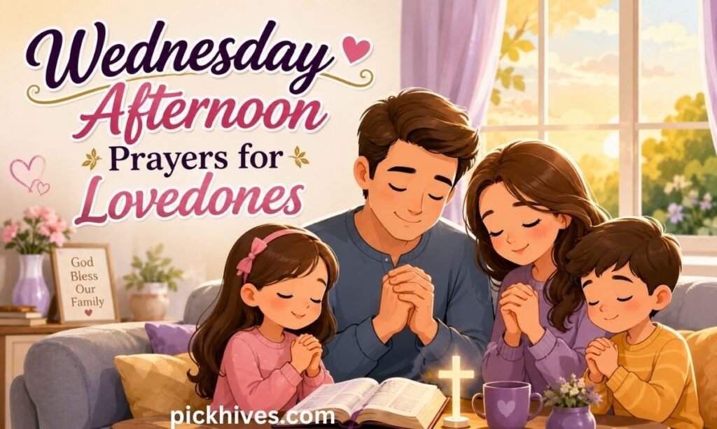 Wednesday Afternoon Prayers for Loved ones