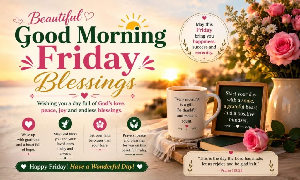 Beautiful Good Morning Friday Blessings
