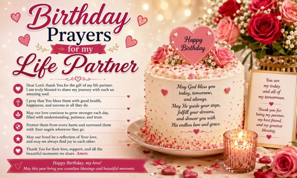 Birthday Prayers for Life Partner
