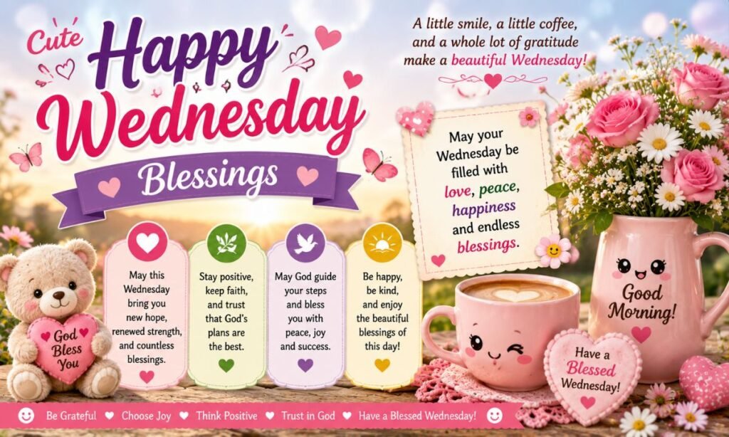 Cute Happy Wednesday Blessings