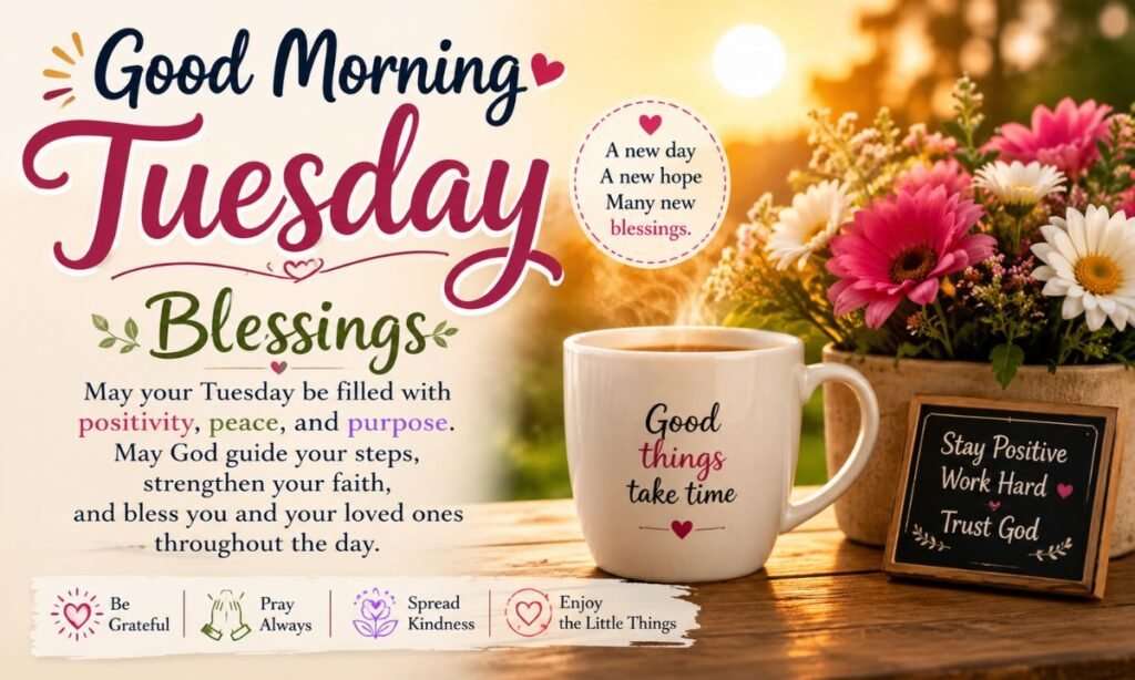 Good Morning Tuesday Blessings