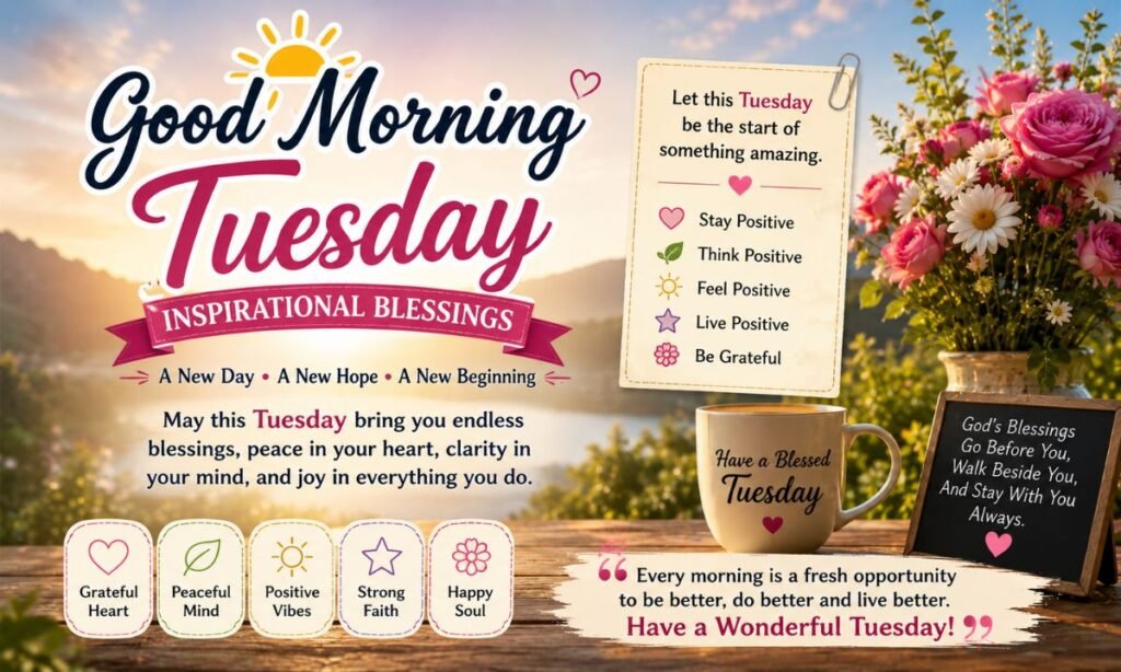 Good Morning Tuesday Inspirational Blessings
