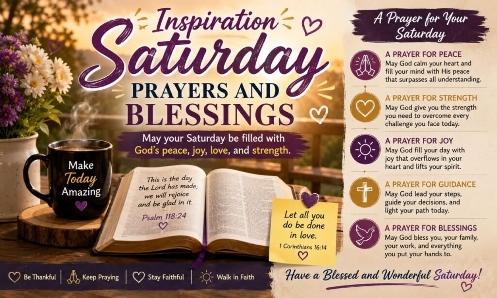 Inspiration Saturday Prayers and Blessings_