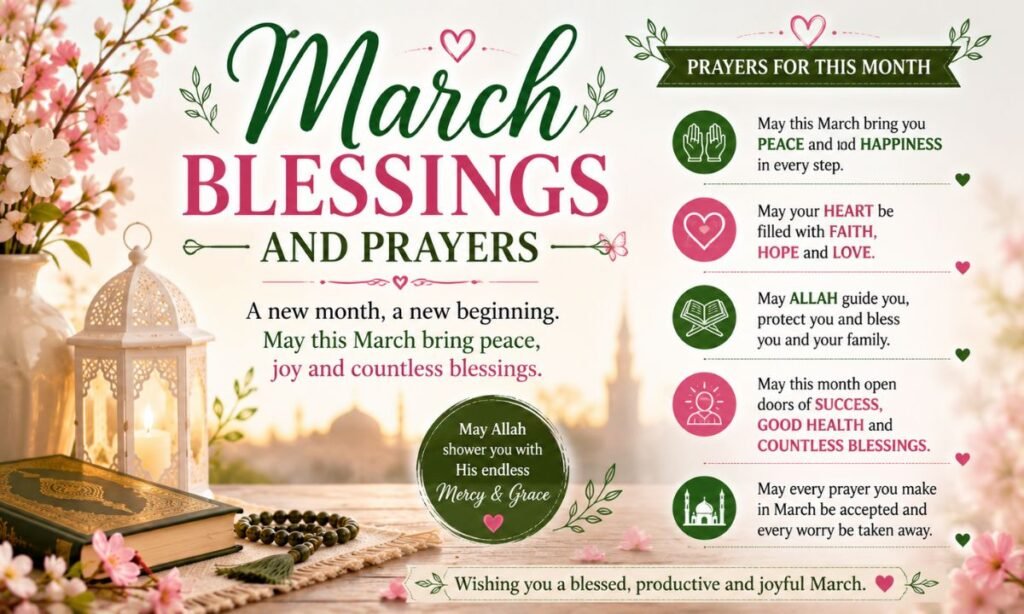 March Blessings and Prayers