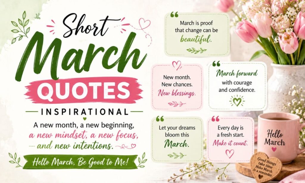 Short March quotes inspirational