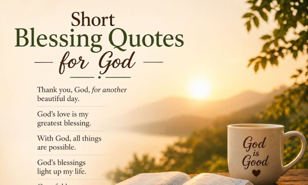 Short Blessing Quotes for God