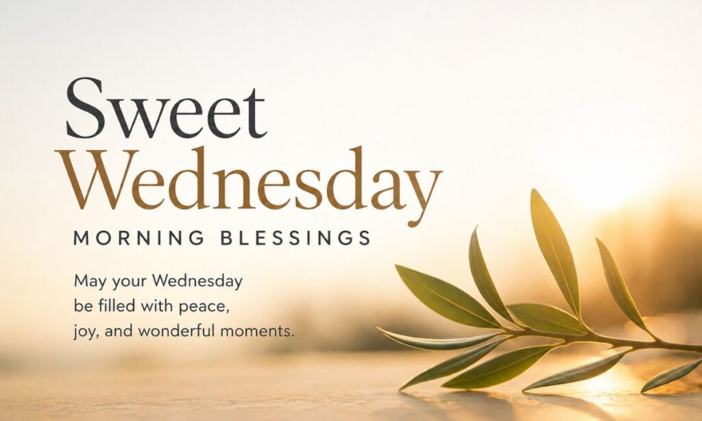 Sweet Wednesday Morning Blessings