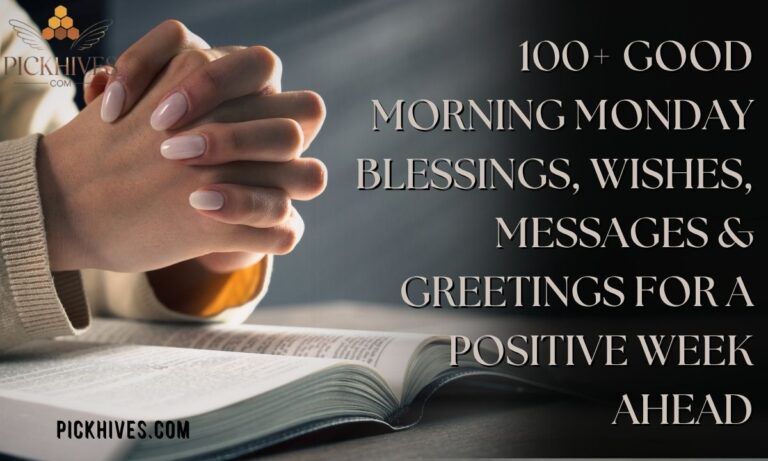 100+ Good Morning Monday Blessings, Wishes, Messages & Greetings for a Positive Week Ahead Mondays can feel tough, but a warm blessing or kind message can change everything. Starting the week with positive words helps set the right tone for the days ahead. A simple "good morning" wish can brighten someone's entire Monday. Sharing Monday morning blessings is a beautiful way to show people you care. Whether it's for a friend, family member, or coworker, the right words bring hope and energy. This collection has over 100 wishes to help you spread joy every single week. Beautiful Good Morning Monday Blessings Good morning! May this Monday bring you peace, joy, and endless blessings. Wishing you a beautiful Monday filled with love and happy moments. May God bless your Monday with sunshine and sweet surprises. Good morning! Today is a gift — open it with a grateful heart. May this Monday morning be as beautiful as your smile. Blessings to you on this lovely Monday morning. Have a wonderful day. May your Monday be touched by grace, love, and pure happiness. Good morning! May every step you take today be blessed and guided. Rise and shine! A beautiful Monday is waiting just for you. May this Monday morning fill your heart with peace and your soul with joy. Good Morning Monday Blessings Images and Quotes "Every Monday is a fresh canvas — paint it with kindness and hope." "Good morning! Let your light shine bright this Monday and all week long." "A new Monday means a new chance to be your best self." "Rise up, show up, and never give up — Happy Monday!" "Good morning! Monday is not the enemy — it is your new beginning." "Blessings are all around you this Monday — open your eyes and see them." "Start this Monday with faith and end it with gratitude." "Good morning! Today is a blessed day — make the most of it." "Monday is proof that you get a fresh start every single week." "Wake up with purpose this Monday and watch amazing things happen." Happy Monday Morning Blessings for Joy and Positivity Happy Monday! May your heart be full of joy all day long. Wishing you a Monday so bright it lights up your whole week. May this Monday bring laughter, love, and lots of good energy. Good morning! Choose joy today and let it carry you through the week. Happy Monday! You deserve all the happiness coming your way today. May positivity follow you everywhere you go this Monday morning. Good morning! Let go of last week and embrace today with a happy heart. Wishing you a Monday filled with good news and great moments. Happy Monday! May your day flow smoothly from morning to night. May this Monday morning feel like a warm hug from the universe. New Week Monday Blessings for Success and Growth Good morning! This new week is full of opportunities just for you. May this Monday mark the beginning of your biggest week yet. Wishing you a productive Monday and a week full of progress. Good morning! Go after your goals this week with courage and confidence. May this new week bring you growth, success, and open doors. Monday is here — time to work hard and make your dreams happen. Good morning! Believe in yourself and great things will follow this week. May God guide every decision you make this week toward success. This Monday is your starting line — run your race with strength and faith. Good morning! New week, new goals, new blessings — let's go! Good Morning Monday New Week Blessings A brand new week is here — may it treat you better than ever before. Good morning! May this new week bring you clarity, focus, and breakthroughs. Wishing you a Monday that sets a powerful tone for the whole week. May every morning this week greet you with fresh hope and new energy. Good morning! This week holds something great — stay open and ready for it. May this new week be filled with answered prayers and unexpected blessings. Good morning! Walk into this week knowing you are strong enough to handle anything. May Monday morning be the spark that ignites an incredible week ahead. Wishing you a new week full of wins, big and small. Good morning! Step into this week with boldness and a grateful spirit. Short Positive Monday Blessings Quotes "Good morning! Make today so good it hurts to sleep tonight." "Happy Monday — your blessing is already on the way." "Good morning! Today matters — so does every effort you make." "Monday called — it has great news for you." "Rise up and shine — your best week starts today." "Good morning! Be the energy you want to receive today." "Monday is a gift — unwrap it with gratitude." "Good morning! Smile, breathe, and go be amazing today." "Blessed mornings lead to blessed weeks — have a great Monday!" "Good morning! Monday likes you more than you think." Heartfelt Monday Morning Messages for Friends and Family Good morning to my favorite person! I hope your Monday is as wonderful as you are. Wishing my dearest friend a blessed and happy Monday morning. Good morning, family! May this Monday bring us all closer and fill our home with love. I am thinking of you this Monday morning and praying your day goes perfectly. Good morning! You are so loved — I just wanted to remind you of that today. Wishing my best friend a Monday full of laughter and beautiful surprises. Good morning to the strongest person I know — go crush this Monday! May your Monday be as kind and warm as the love you give to everyone around you. Good morning! You make every Monday better just by being in my life. Sending you love, hugs, and Monday morning blessings from my heart to yours. Inspirational Good Morning Monday Blessings Good morning! You were made for great things — go show the world on this Monday. May this Monday remind you that every day is a chance to start again. Good morning! Your hard work and dedication will pay off — keep going. Monday is not just another day — it is your next step toward greatness. Good morning! Believe deeply, work hard, and trust the process this week. May this Monday inspire you to chase the life you have always dreamed of. Good morning! The best is yet to come — stay hopeful and keep moving forward. Let this Monday be the day you decide to never give up on yourself. Good morning! Your potential is limitless — use every Monday to prove it. May God fill your Monday with the strength and wisdom to do great things. Sweet Good Morning Monday Wishes Good morning, sweetheart! I hope your Monday is as sweet as you are. Wishing you a soft, sweet, and stress-free Monday morning. Good morning! May your coffee be hot and your Monday be lovely. Sending you sweet Monday morning wishes wrapped in love and warm hugs. Good morning! May your day be sprinkled with little moments of happiness. Wishing you a gentle and sweet Monday that puts a smile on your face all day. Good morning! Life is sweet and so is this beautiful Monday morning. May your Monday be cozy, calm, and filled with everything you love. Good morning! Here is a little Monday wish to sweeten your whole day. Wishing you a Monday as warm and sweet as a cup of hot chocolate. Powerful Monday Blessings and Prayers for Encouragement Good morning! May God's strength carry you through every challenge this Monday. I pray this Monday brings healing, hope, and breakthroughs into your life. Good morning! May the Lord bless your work and multiply your efforts today. May God open every closed door and make a way for you this Monday morning. Good morning! Walk in faith this Monday — God has already gone before you. I pray your Monday is covered in grace and filled with divine favor. Good morning! May heaven's blessings rain down on you and your family today. May God give you the courage to face Monday and the wisdom to handle it well. Good morning! Trust God with this Monday — He has a plan and it is good. May every prayer you prayed last night be answered before this Monday ends. Uplifting Monday Morning Greetings for Loved Ones Good morning! You are a blessing to everyone around you — have an amazing Monday. Wishing my loved ones a Monday full of light, love, and warm moments. Good morning! No matter what comes today, know that you are never alone. May your Monday morning feel like a fresh breeze — light, clean, and full of hope. Good morning! You are stronger than Monday — go out there and prove it. Wishing you a Monday that lifts your spirit and feeds your soul. Good morning! Today is a new day — wear your smile and walk in confidence. May this Monday morning remind you how truly loved and valued you are. Good morning! Keep your head up — great things are already on the way to you. Wishing all my loved ones a Monday so bright it sets the tone for an incredible week. Good morning! May this Monday fill your heart with warmth and your life with purpose. Rise and shine — you are loved, you are blessed, and this Monday belongs to you! Conclusion Monday mornings are a fresh start and a new chance to do great things. A simple blessing or warm wish can make the whole day feel better. Never underestimate the power of a few kind words shared with someone you care about. Start every Monday by spreading love, hope, and positive energy around you. Use these messages to remind your friends and family that they are not alone. A beautiful week always begins with a beautiful good morning greeting. Frequently Asked Questions What are good morning Monday blessings? Good morning Monday blessings are warm, positive words shared at the start of the week. They bring hope, joy, and motivation to the people you care about. Why do people send Monday morning wishes? Monday mornings can feel hard and tiring for many people. A kind wish helps them feel loved and ready to take on the week. Who can I send Monday blessings to? You can send them to anyone — friends, family, coworkers, or even yourself. A simple message can make a big difference in someone's day. What is the best time to send good morning Monday messages? Early morning is the best time to send these wishes. It helps people start their day with a smile and a positive mindset. Can I use Monday blessings for social media? Yes, these messages are perfect for WhatsApp, Facebook, and Instagram. They are short, sweet, and easy to share with everyone. Are Monday blessings religious or general? Monday blessings can be both religious and general. You can choose the type that best fits the person you are sending it to. Do Monday morning greetings really help people feel better? Yes, a kind word in the morning can lift someone's mood instantly. It shows you are thinking of them and wishing them well.