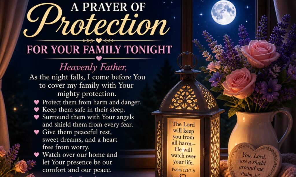 A Prayer of Protection for Your Family Tonight