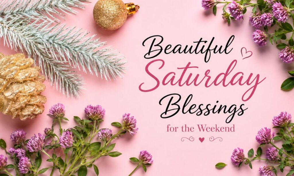 Beautiful Saturday Blessings for the Weekend