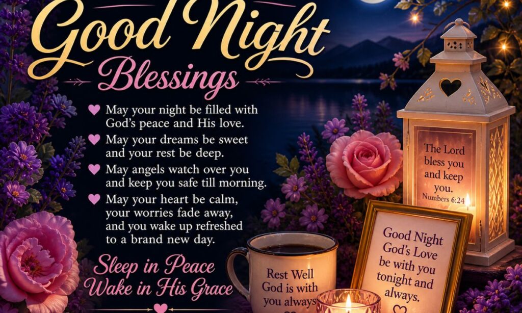 Beautiful Sweet Good Night Blessings