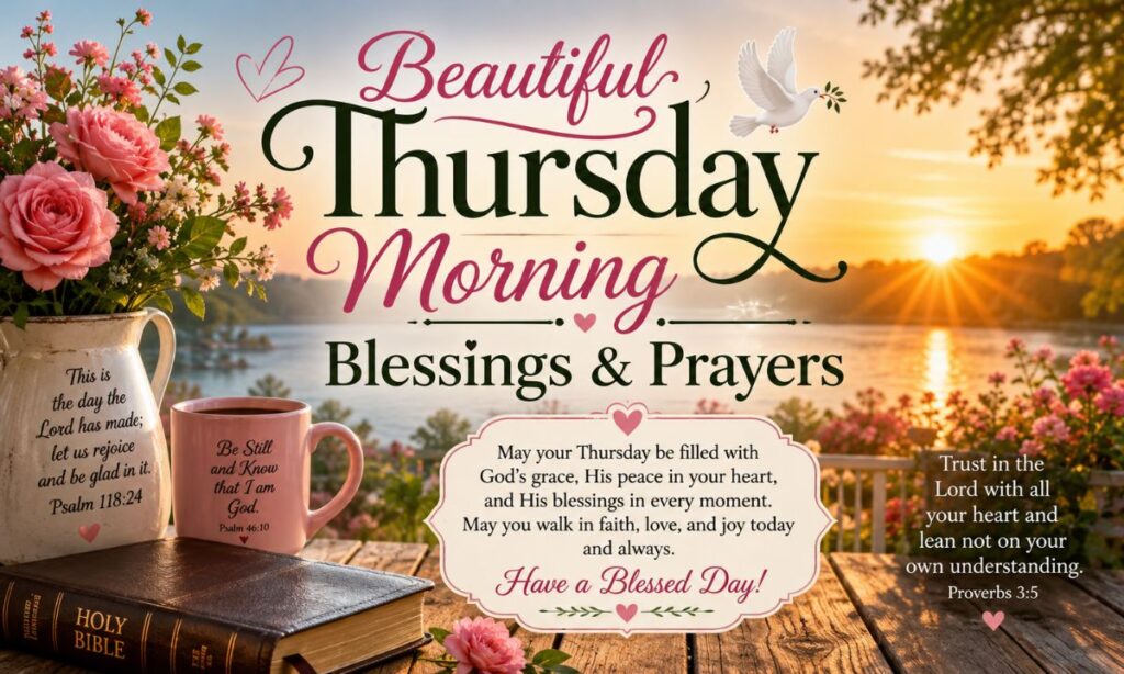 Beautiful Thursday Morning Blessings & Prayers