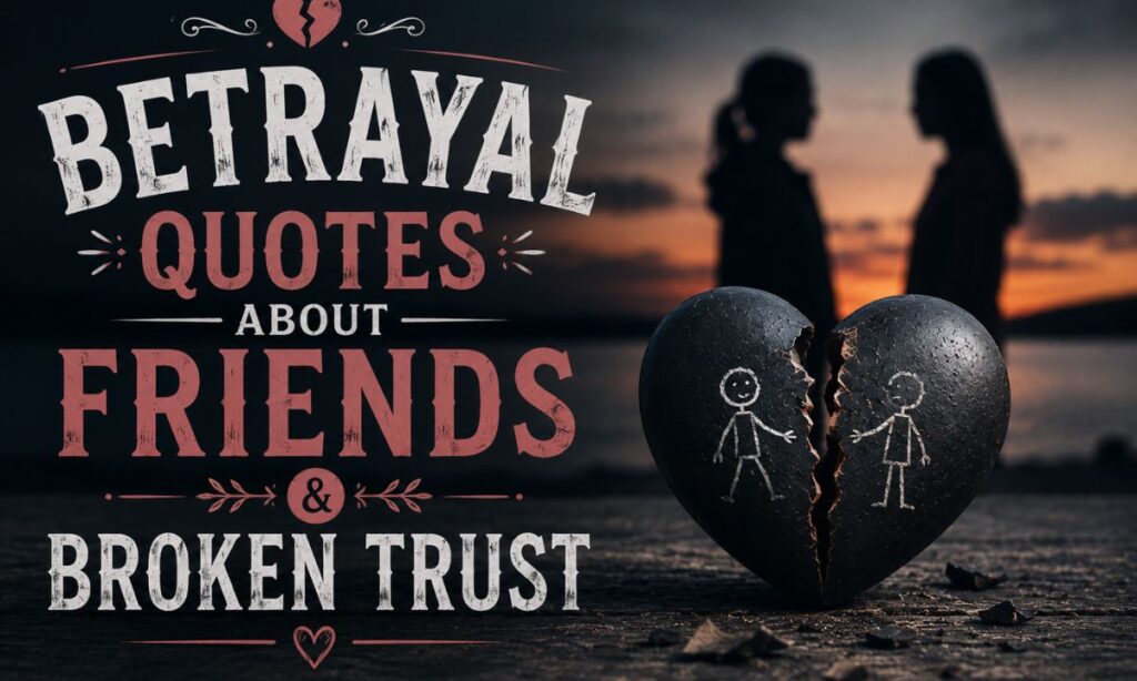 Betrayal Quotes About Friends & Broken Trust