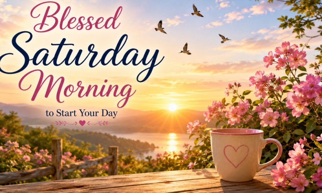 Blessed Saturday Morning to Start Your Day