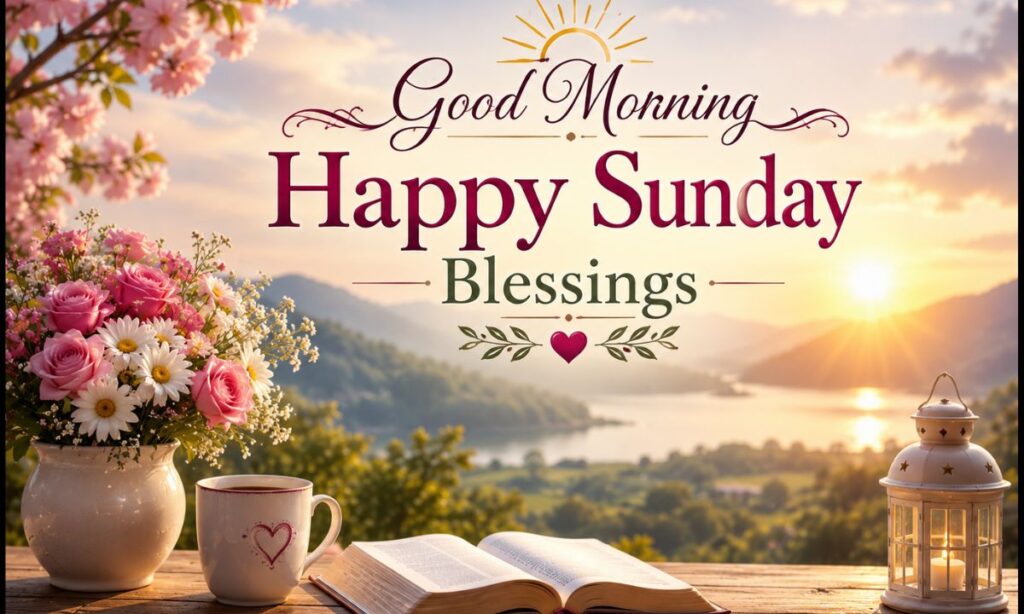 Good Morning Happy Sunday Blessings