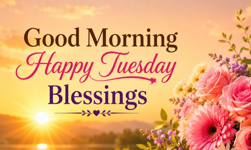 Good Morning Happy Tuesday Blessings