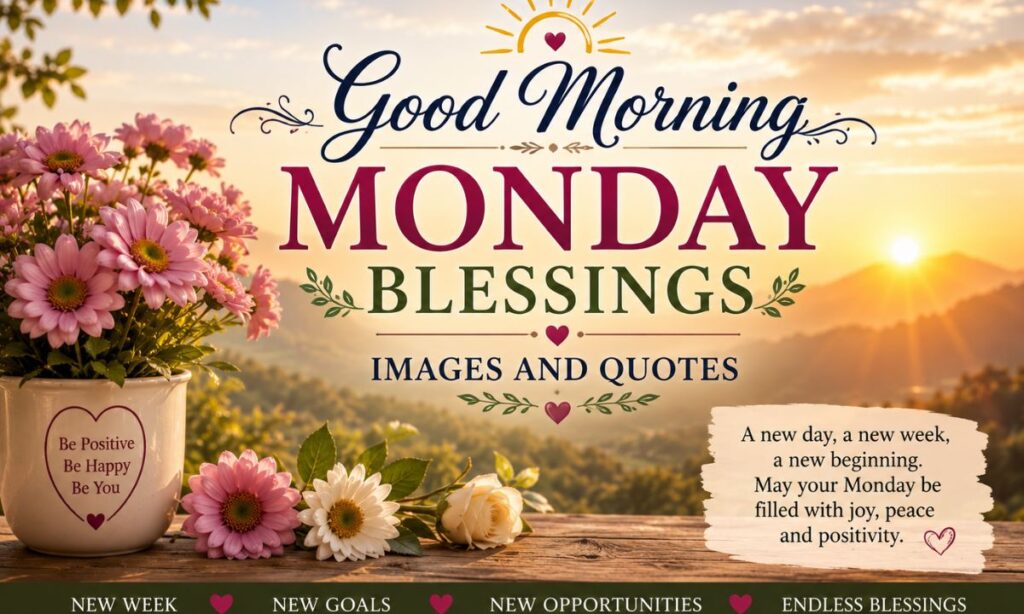 Good Morning Monday Blessings Images and Quotes