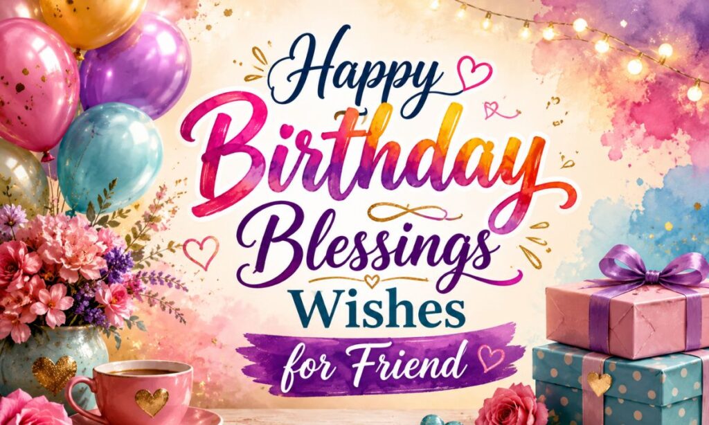 Happy Birthday Blessings Wishes for Friend