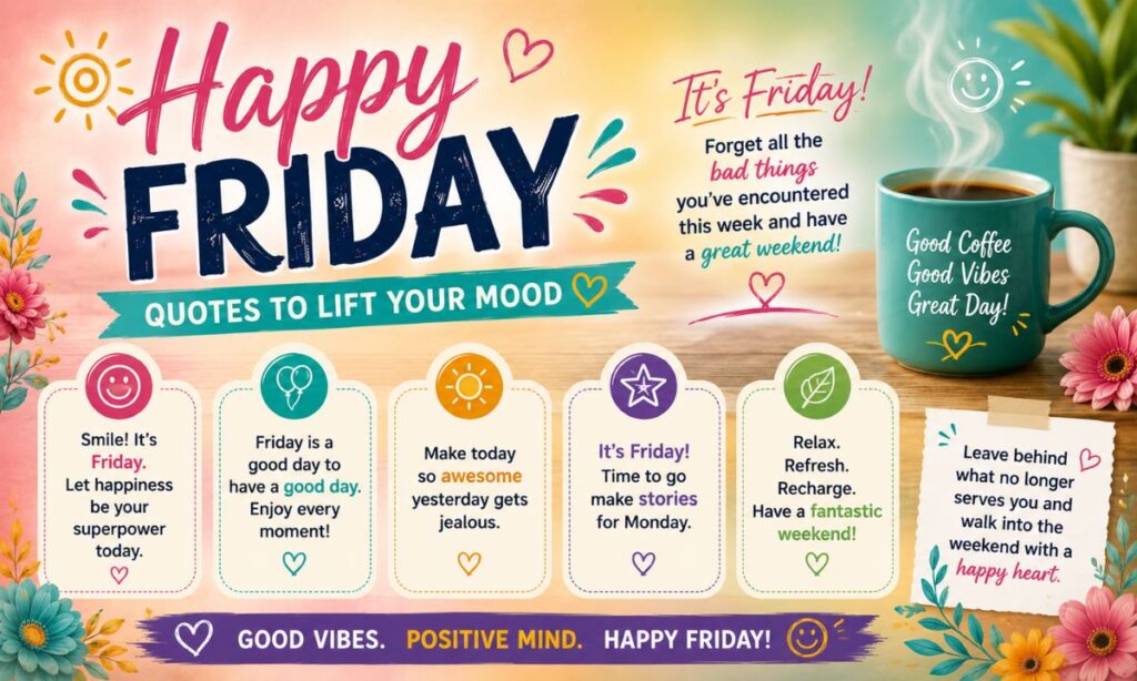 Happy Friday Quotes to Lift Your Mood