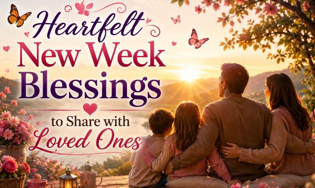 Heartfelt New Week Blessings to Share with Loved Ones