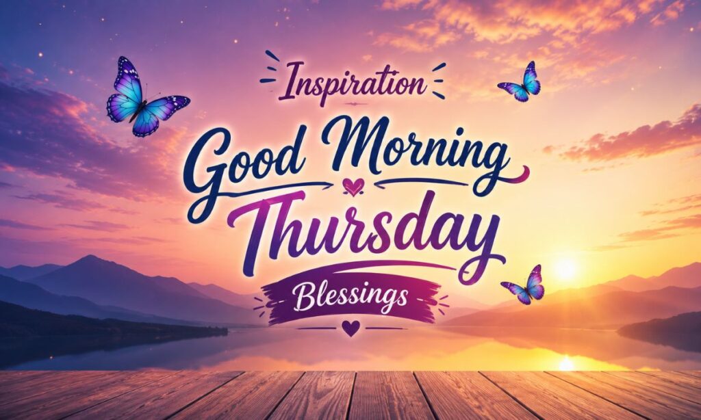 Inspiration Good Morning Thursday Blessings