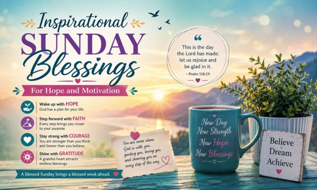 Inspirational Sunday Blessings for Hope and Motivation
