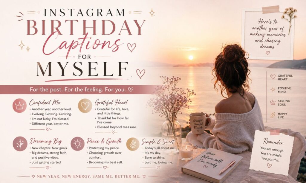 Instagram Birthday Captions for Myself