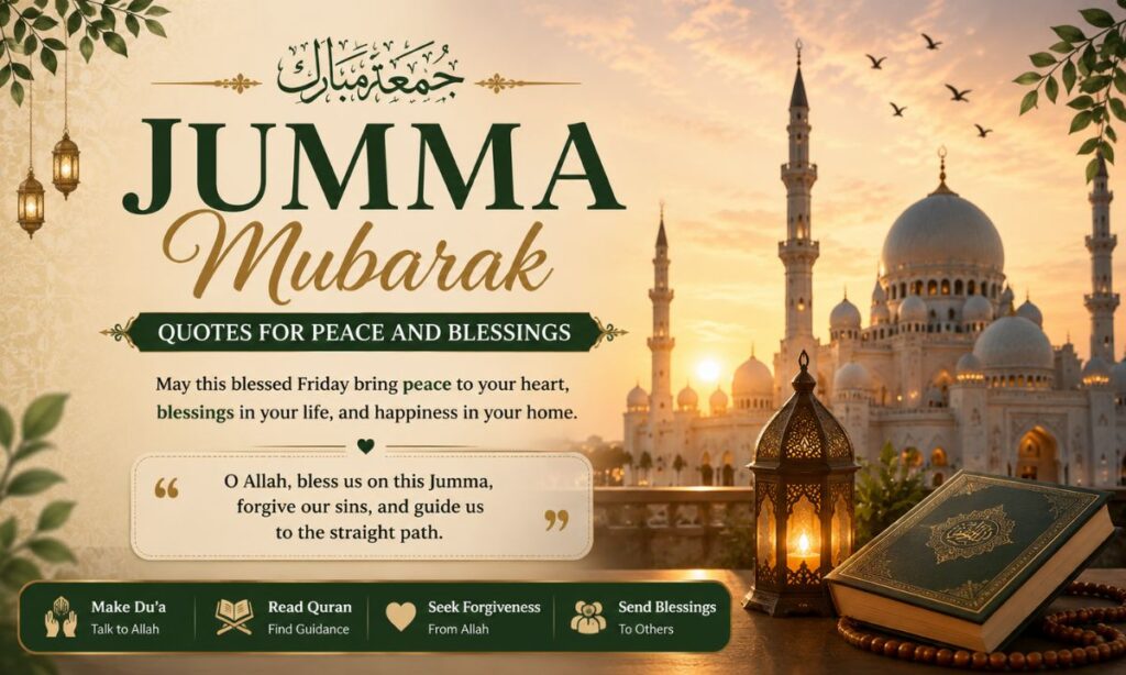 Jumma Mubarak Quotes for Peace and Blessings