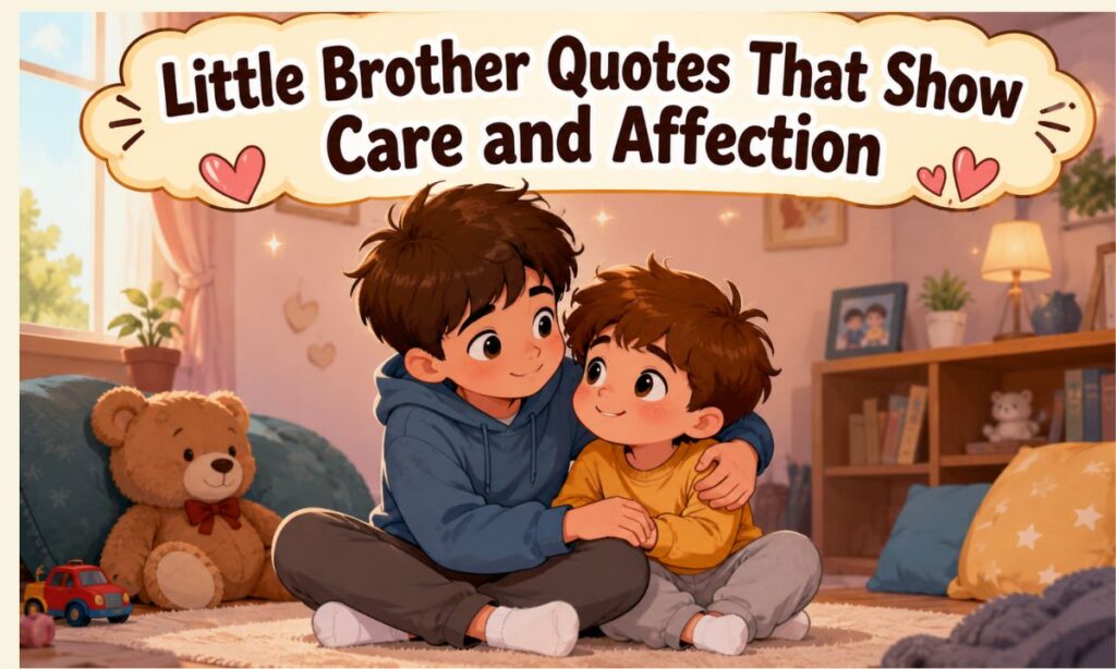 Little Brother Quotes That Show Care and Affection