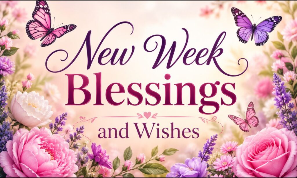 New Week Blessings and Wishes