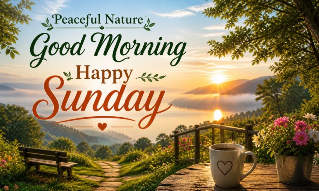 Peaceful Nature Good Morning Happy Sunday