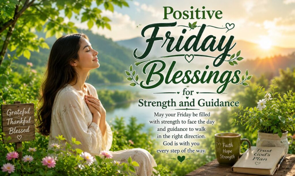 Positive Friday Blessings for Strength and Guidance