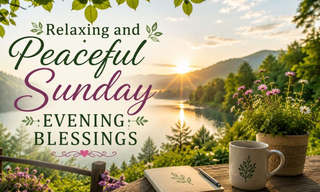 Relaxing and Peaceful Sunday Evening Blessings