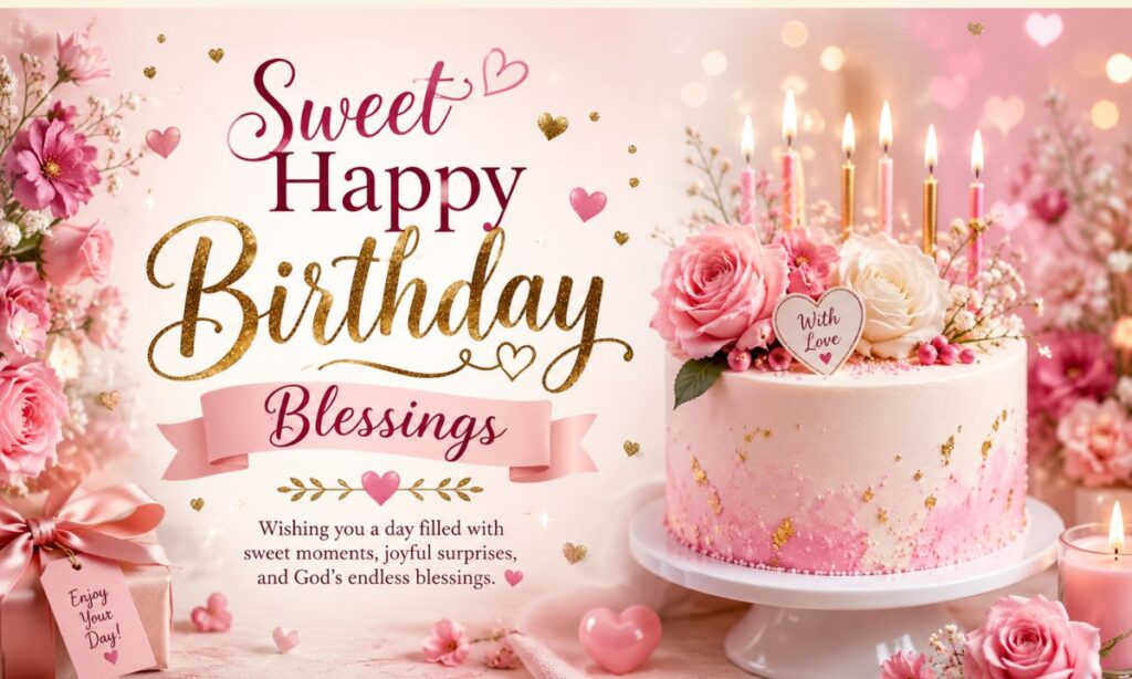 Sweet Happy Birthday Blessings