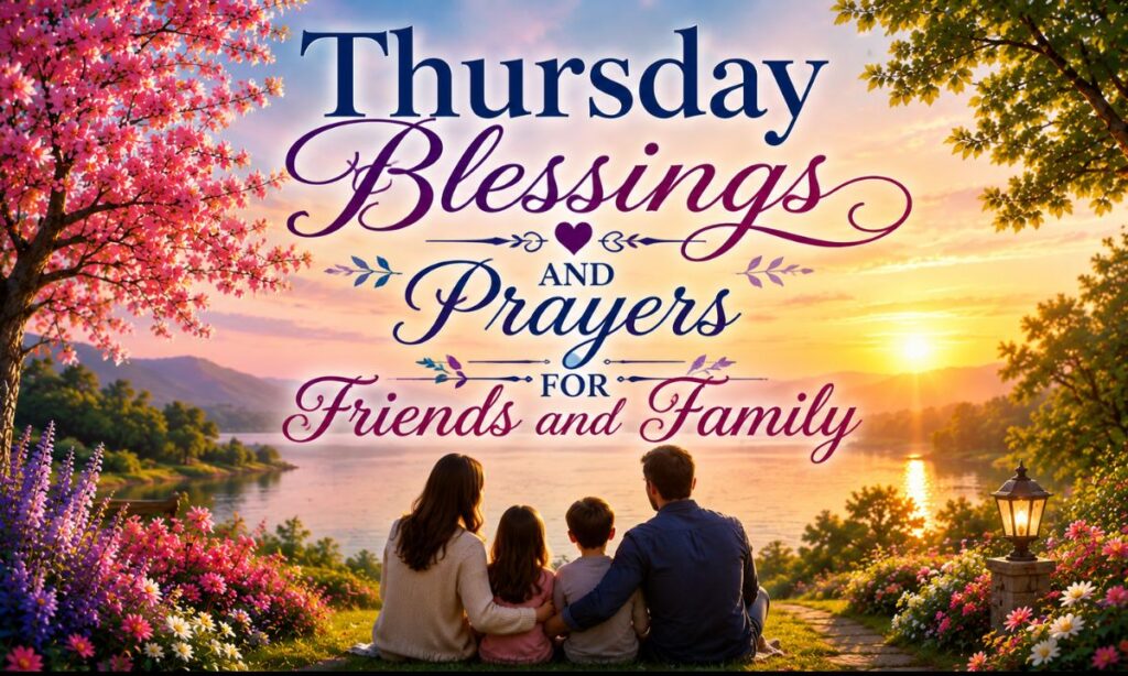 Thursday Blessings and Prayers for Friends and Family