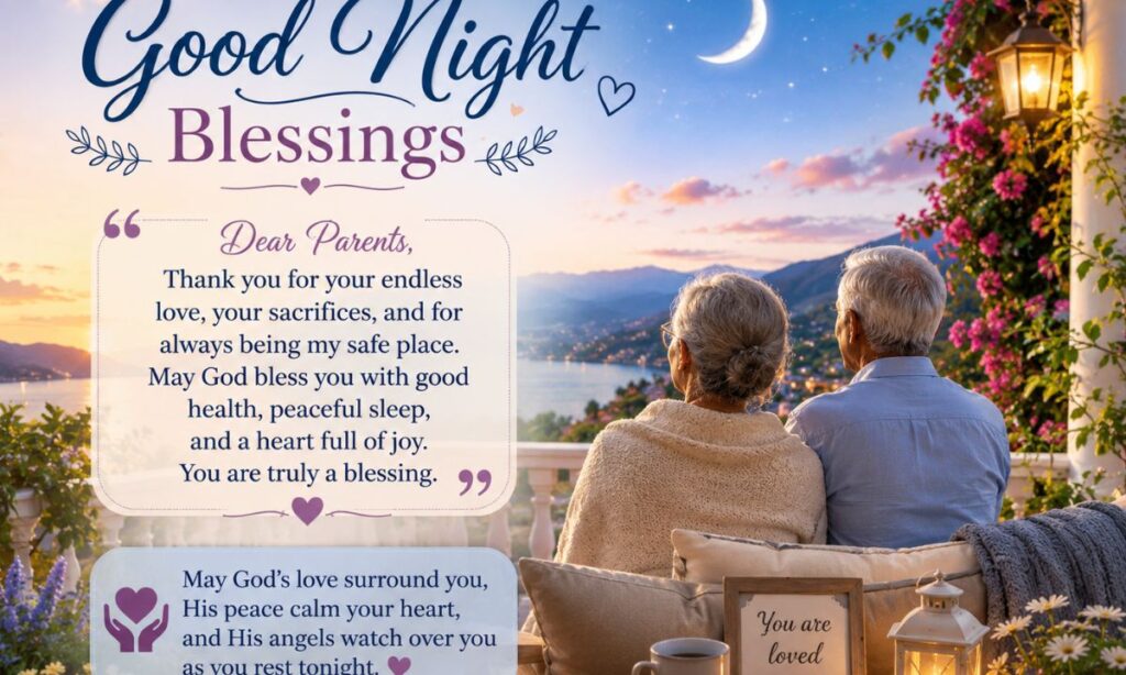 Good Night Blessings Images and Quotes for Parents