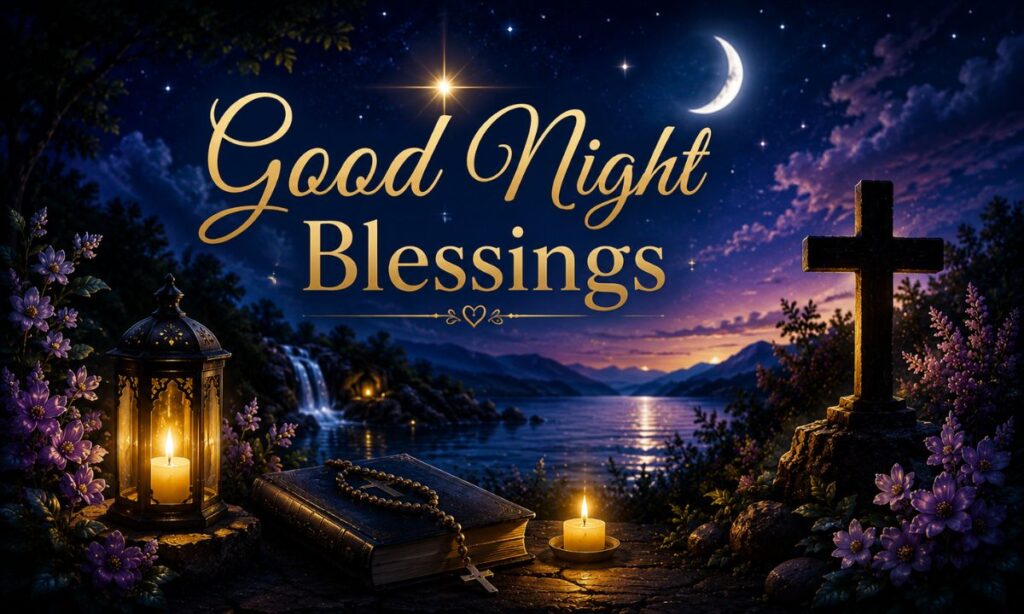 spiritual beautiful good night blessings