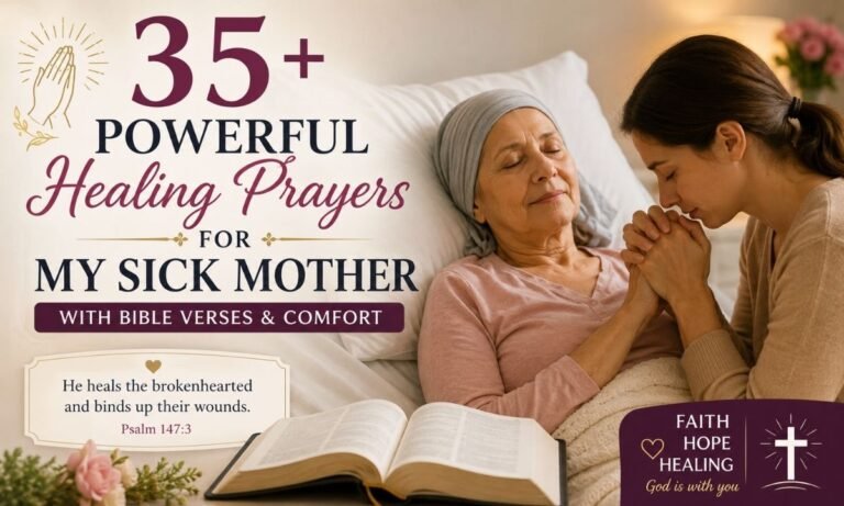 35+ Powerful Healing Prayers for My Sick Mother with Bible Verses & Comfort