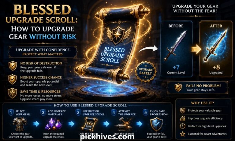 Blessed Upgrade Scroll How to Upgrade Gear Without Risk
