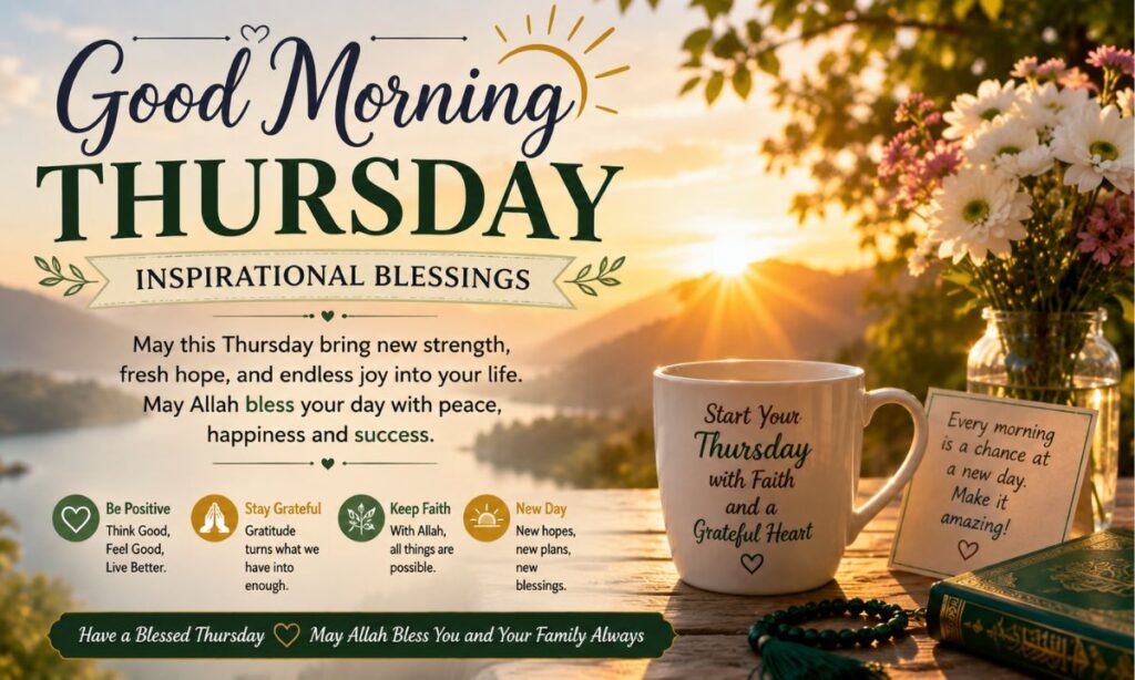 Good Morning Thursday Inspirational Blessings Images