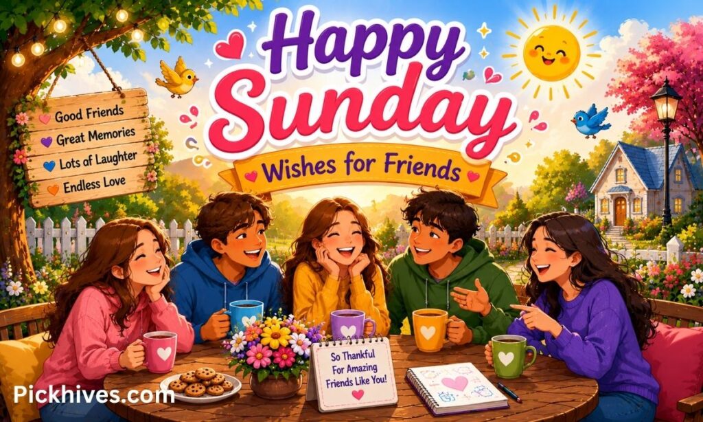 Happy Sunday Wishes for Friends