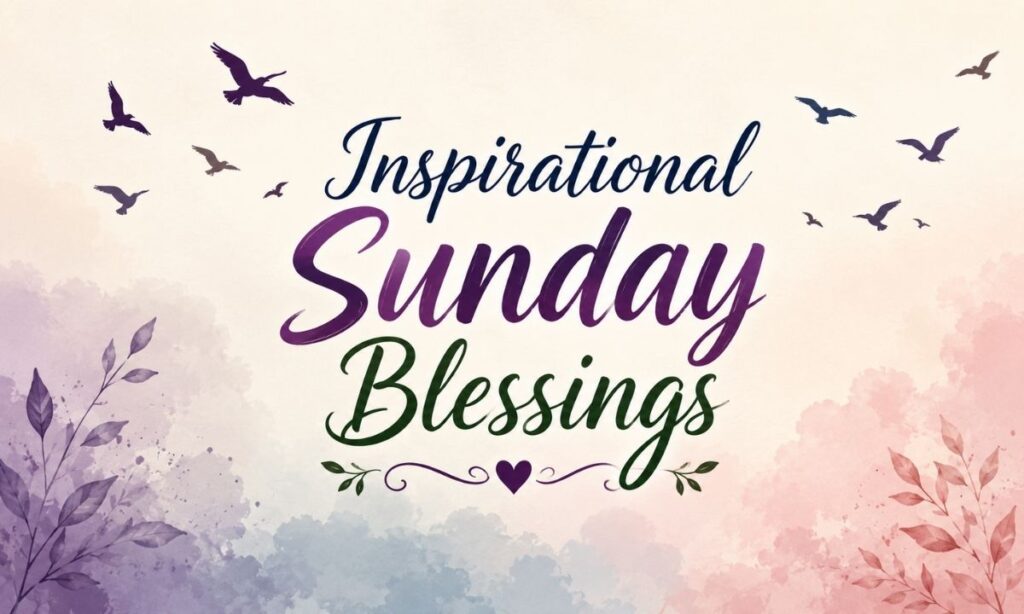 Inspirational Sunday Blessings Images