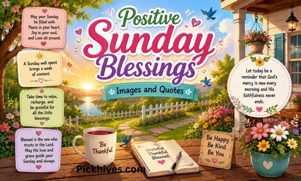 Positive Sunday Blessings Images and Quotes